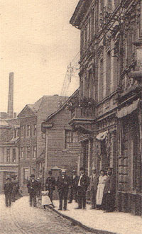 Kaiser Wilhelmstraße um 1900 (heute: Wilhelmstraße)